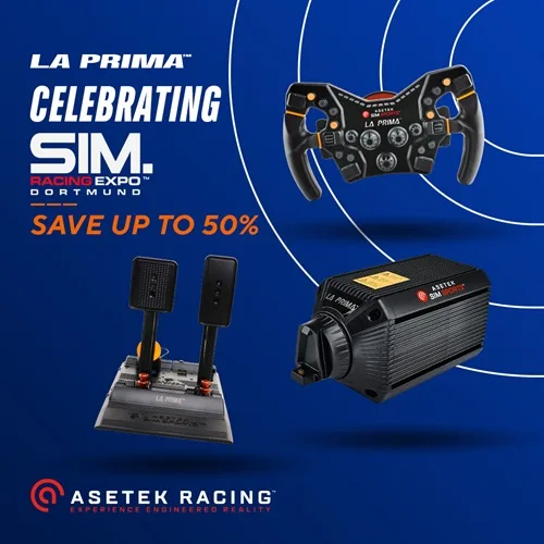 Asetek Simsports promo Simracing Expo La prima formula