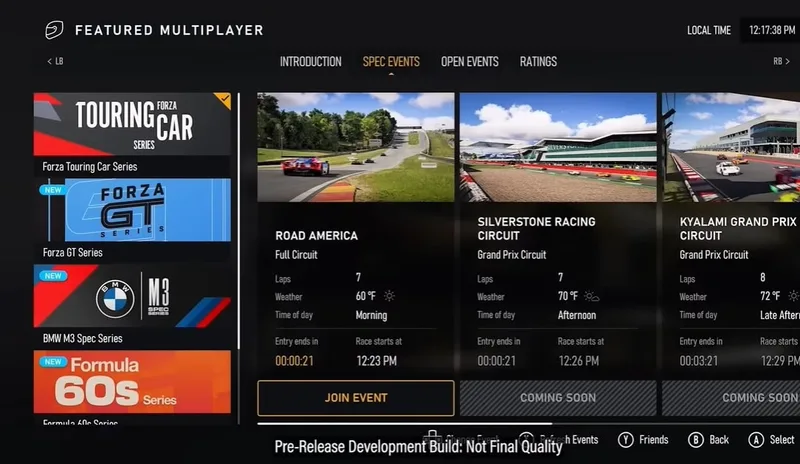 Forza Motorsport featured multiplayer