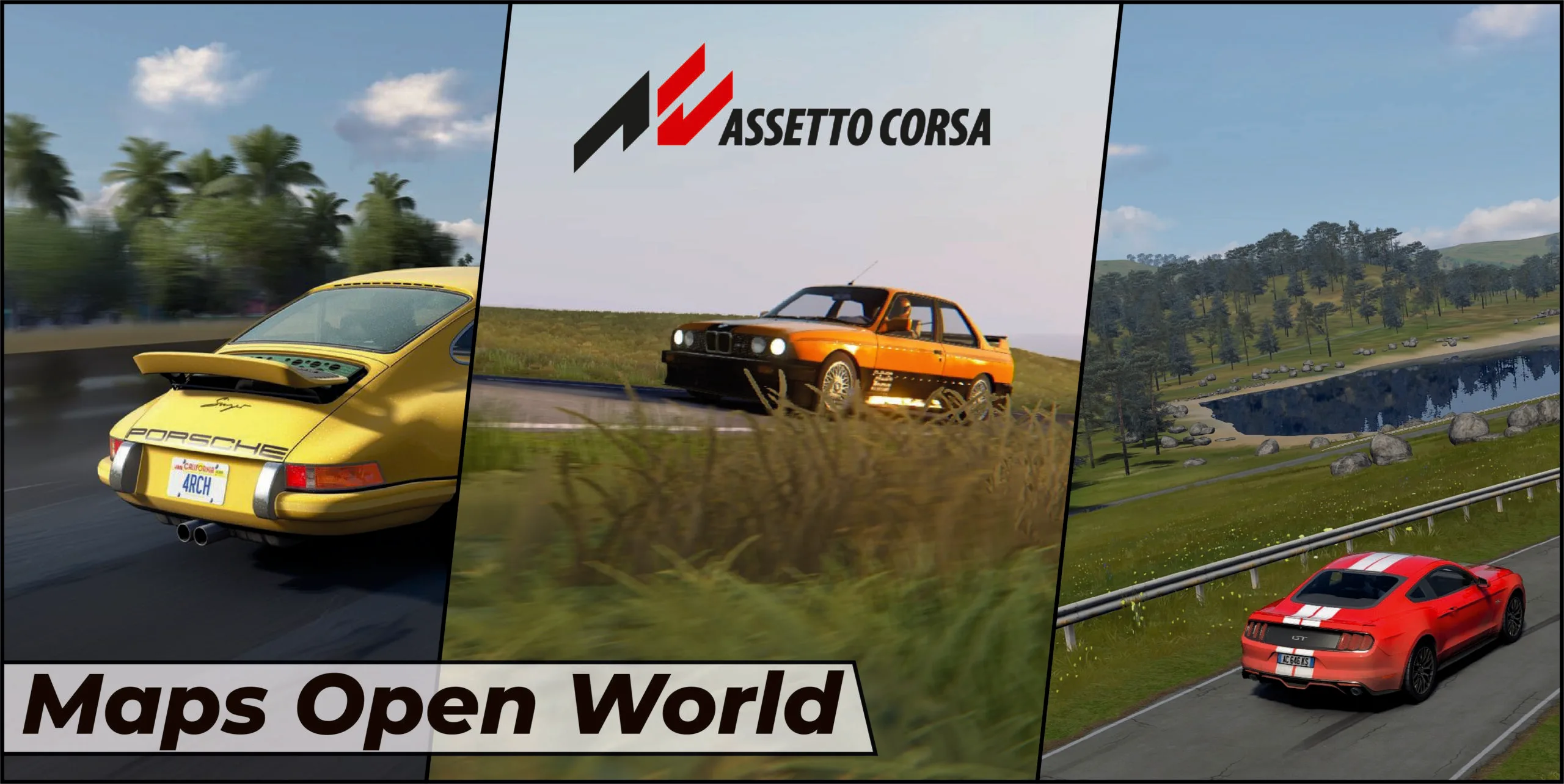 Maps open worlds Assetto Corsa