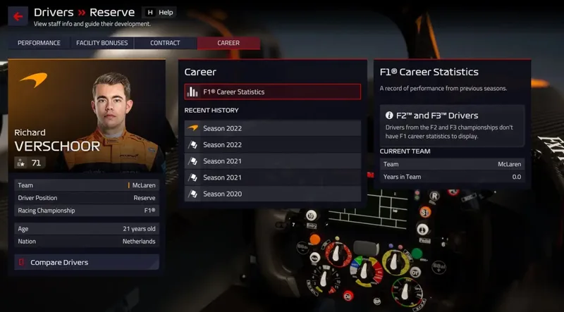 Richard Verschoor F1 Manager 22