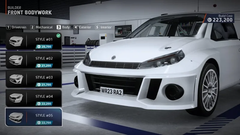 EA WRC 23 mode editeur