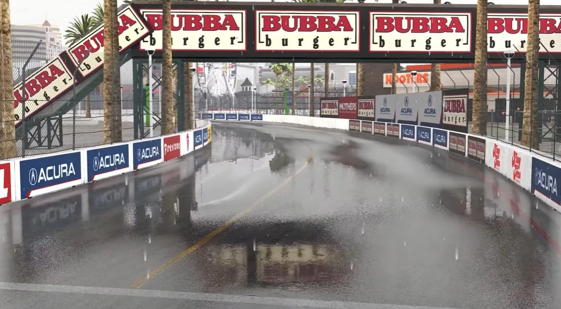 iRacing pluie circuit