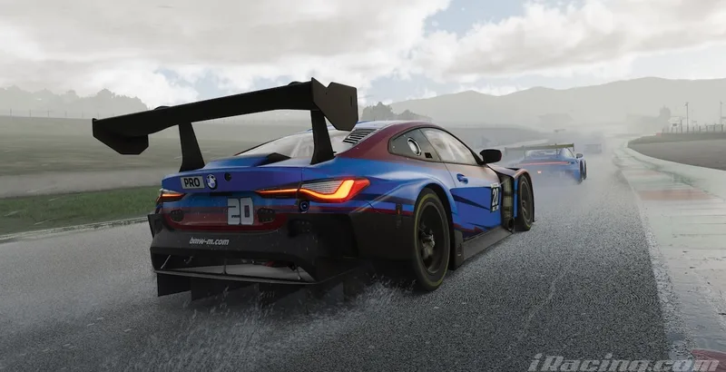 iracing rain bmw