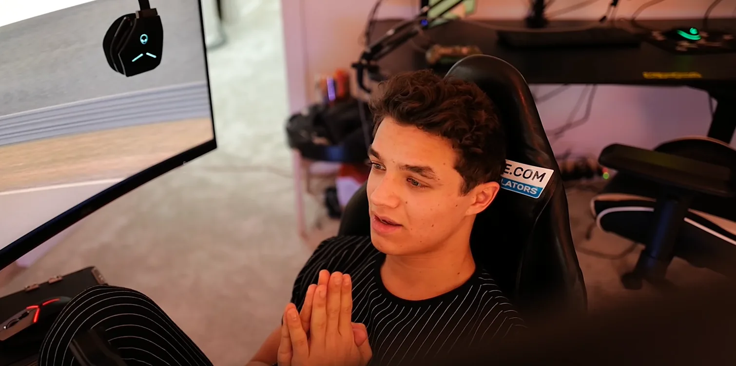 lando norris setup