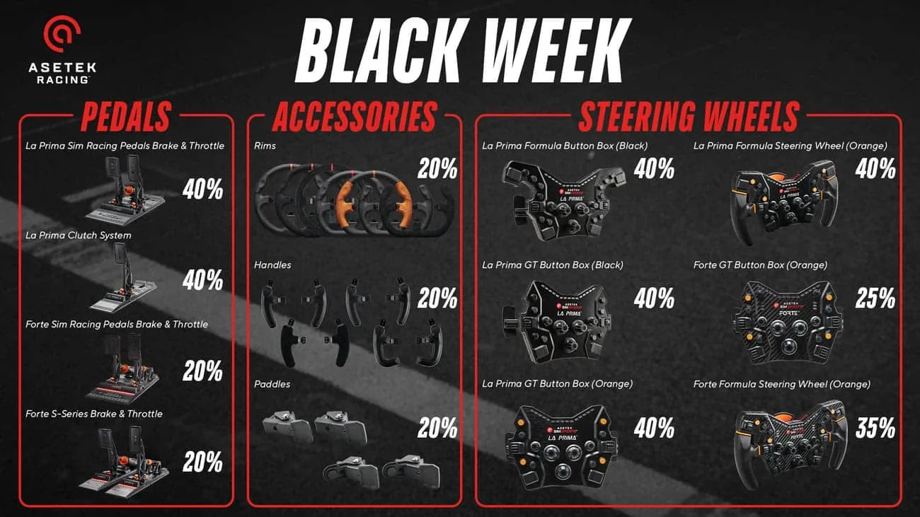 Black Week Asetek Racing